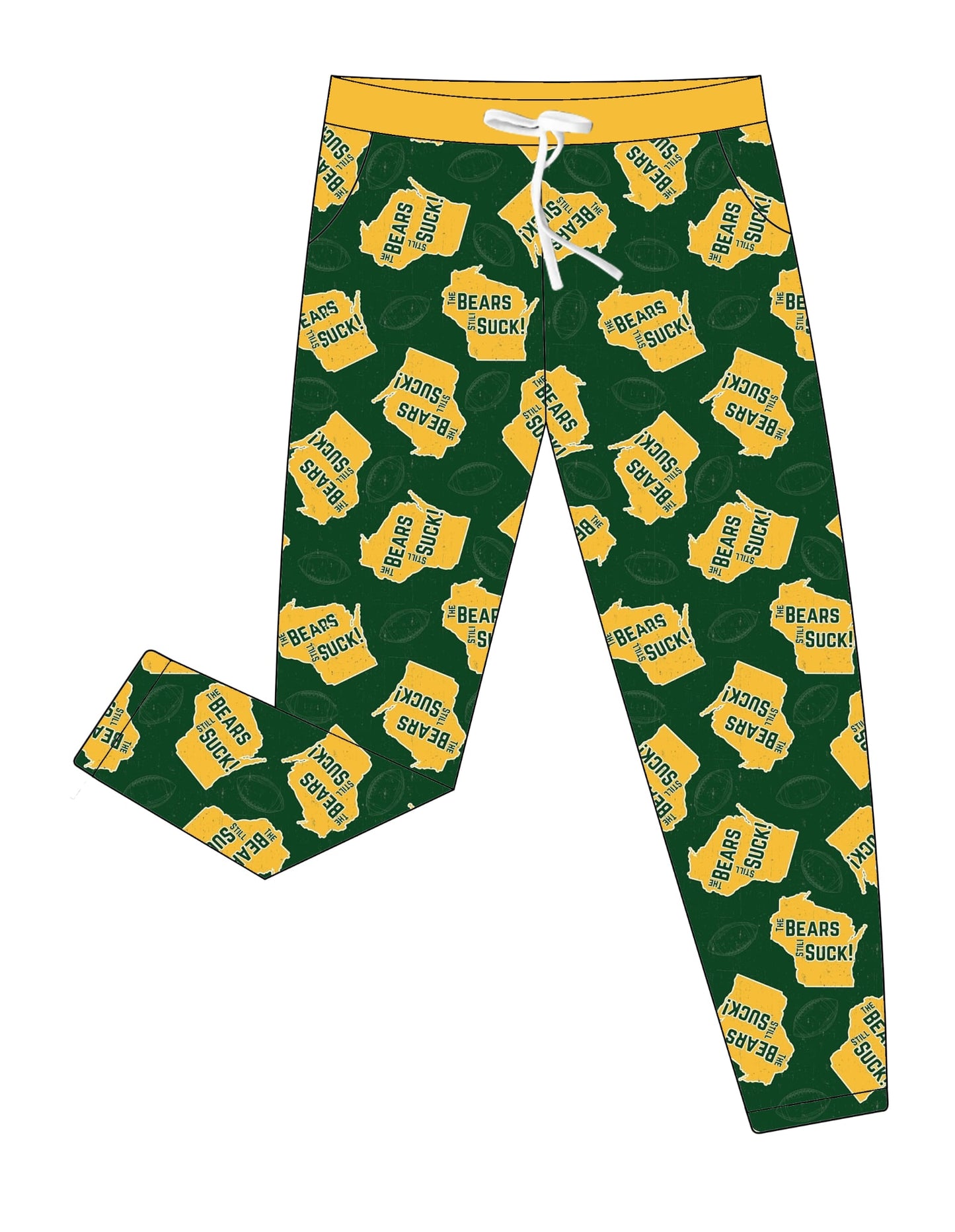 Preorder — 💚The Bears Still Suck💛 // Adult + Kids PJs & Sweatshirt