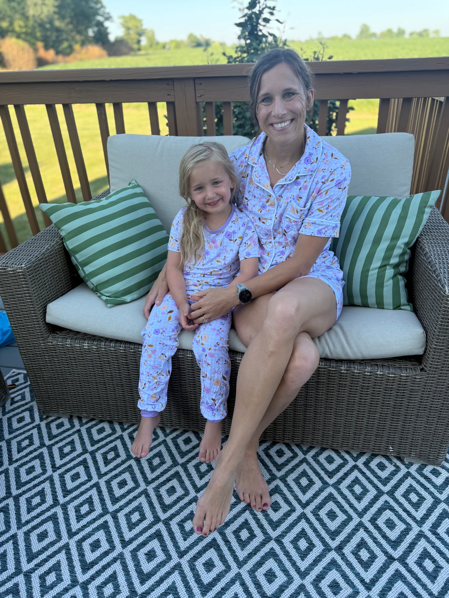 Women’s Farmer’s Market Florals Bamboo Set