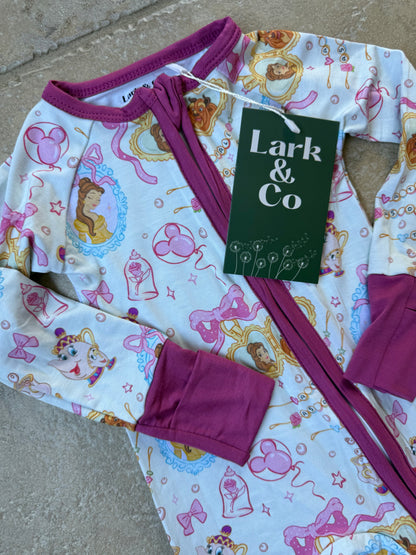 Belle of the Ball Bamboo PJs [zippy & 2-piece set]