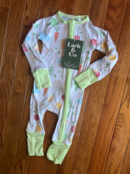 Veggie Patch Bamboo PJs [zippy & 2-piece set]