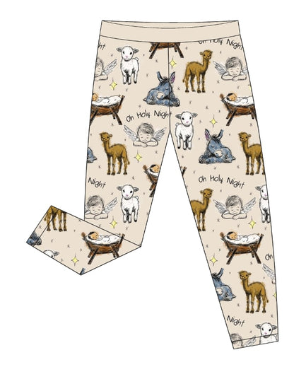 PREORDER - "Oh Holy Night" Bamboo PJs & Blanket (men, women & kids)