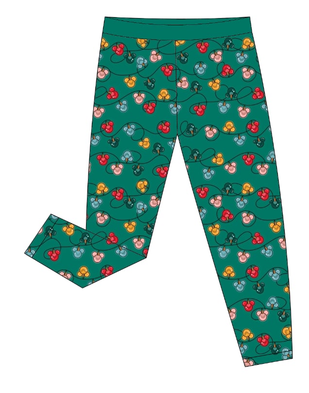 PREORDER - “Christmas Lights" Bamboo PJs & Blanket (men, women & kids)