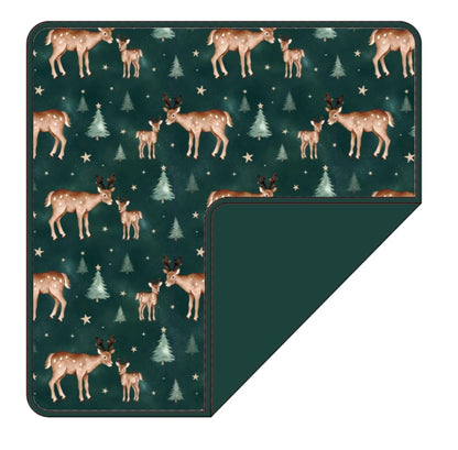 PREORDER - "Woodland Deer" Bamboo PJs & Blanket (men, women & kids)