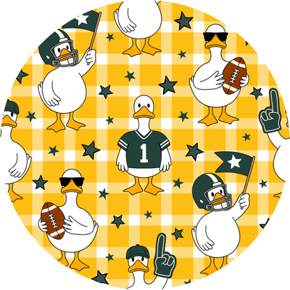 Preorder —  💚💛Game Day Goose🪿 🏈 // Adult + Kids PJs & Sweatshirt
