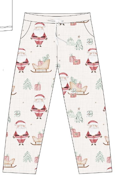PREORDER - “Father Christmas” Bamboo PJs & Blanket (men, women & kids)