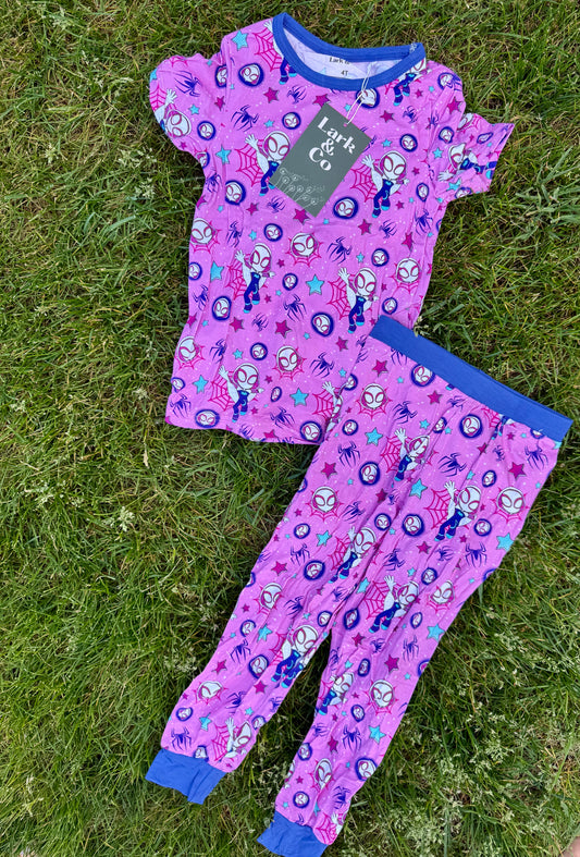 Spider Ghost Bamboo PJs Set