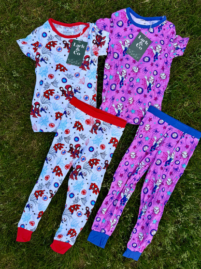 Spider Ghost Bamboo PJs Set