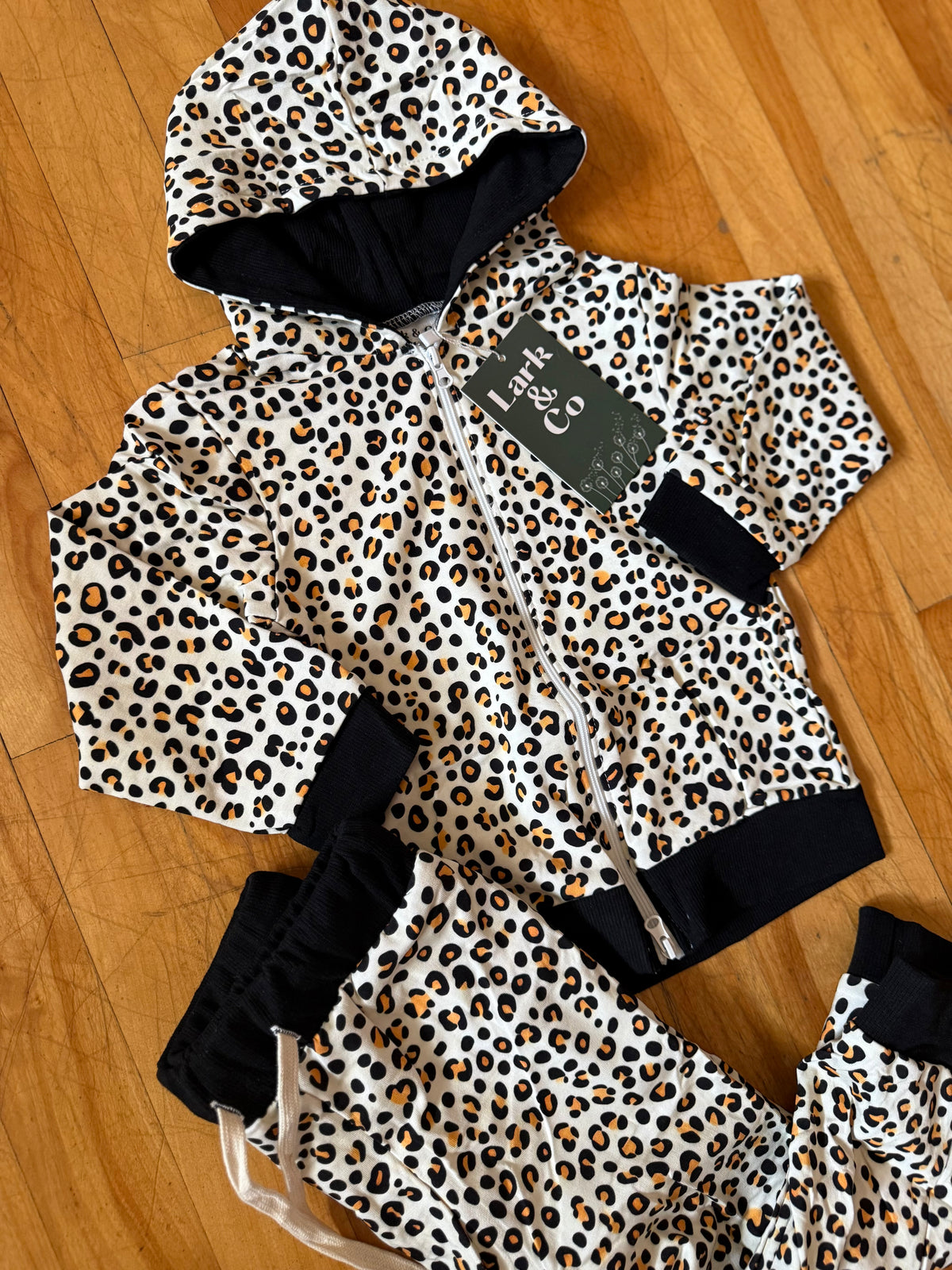 Leopard ~French Terry~ Premium Hoodie & Joggers Set