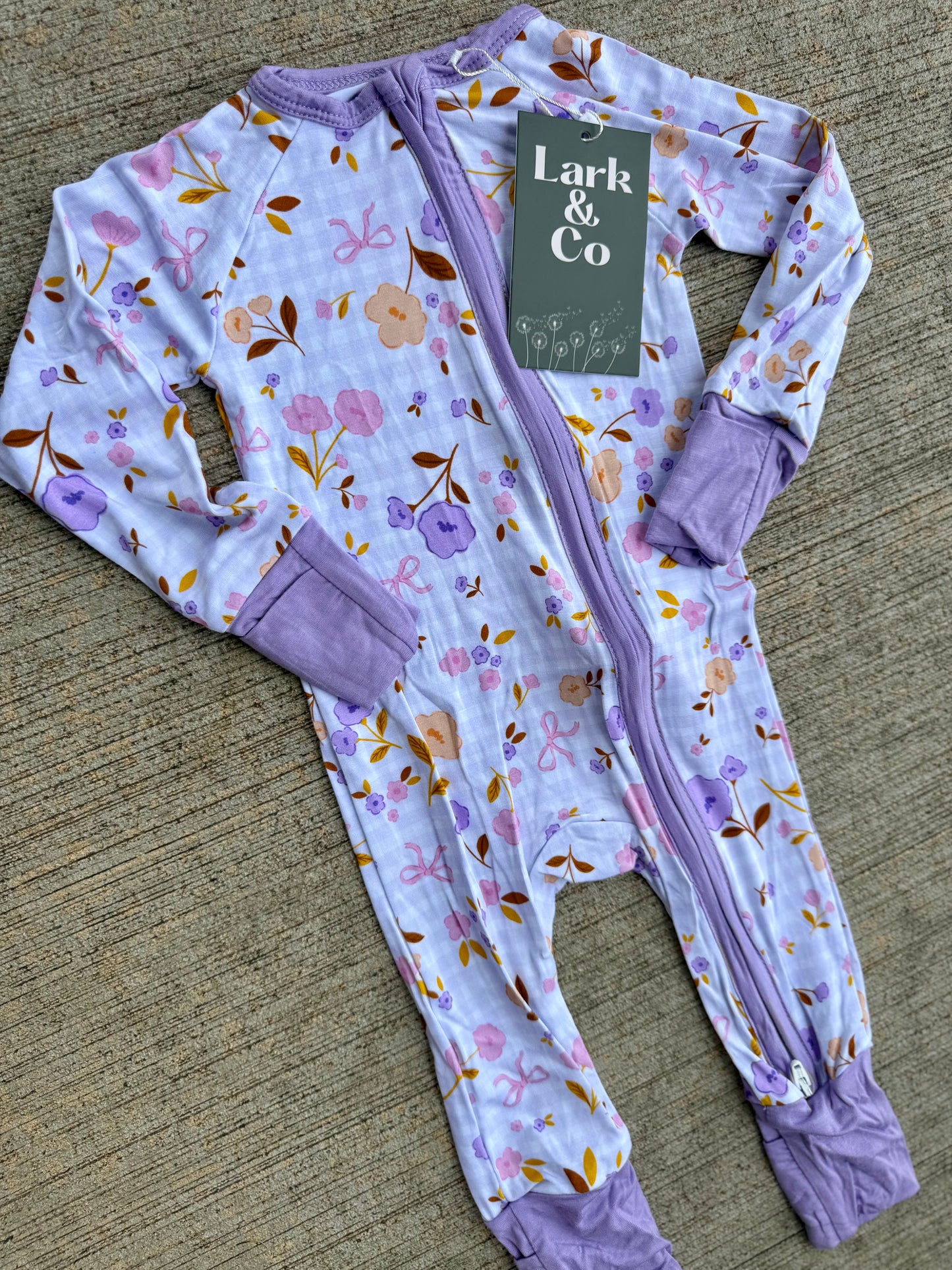 💐 Farmer’s Market Florals Bamboo PJs [zippy & 2-piece set]