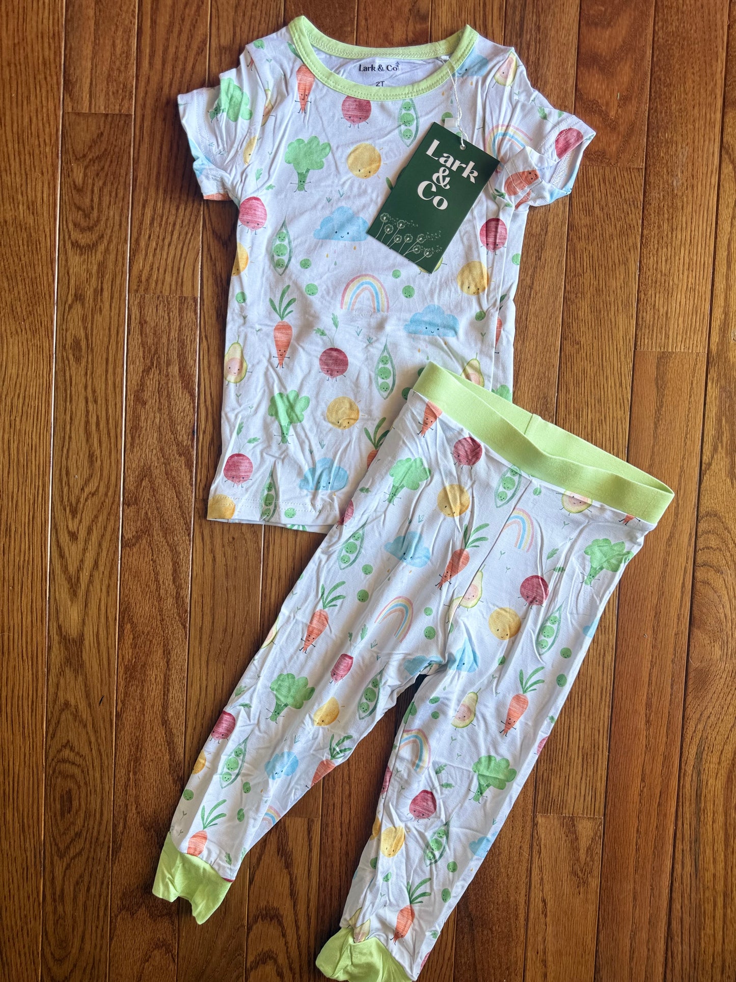 Veggie Patch Bamboo PJs [zippy & 2-piece set]