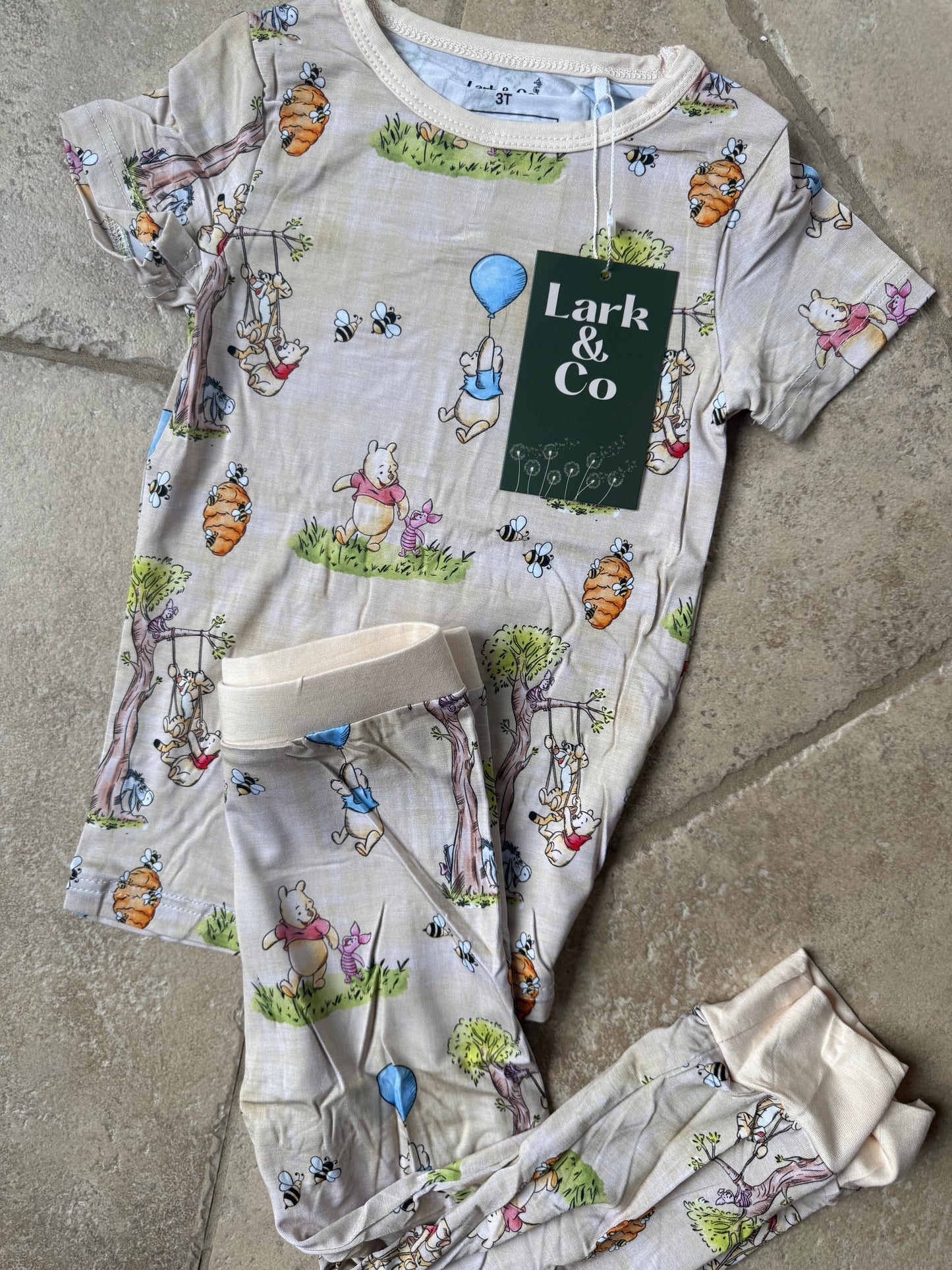 100 Acre Wood Bamboo PJs [zippy & 2-piece set)