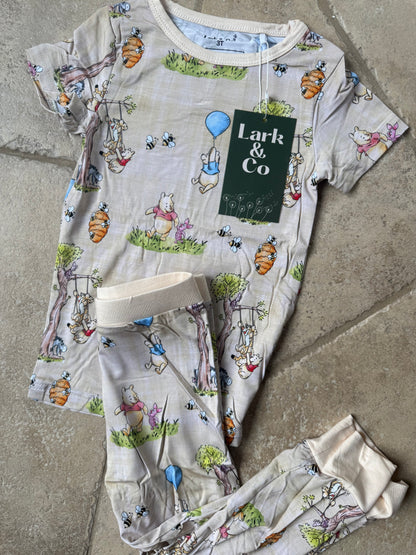 100 Acre Wood Bamboo PJs [zippy & 2-piece set)