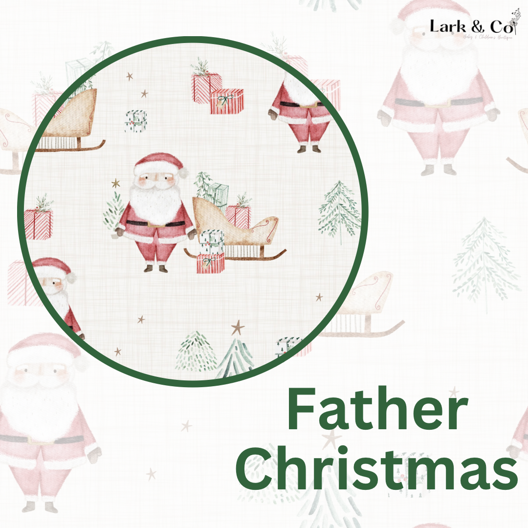 PREORDER - “Father Christmas” Bamboo PJs & Blanket (men, women & kids)