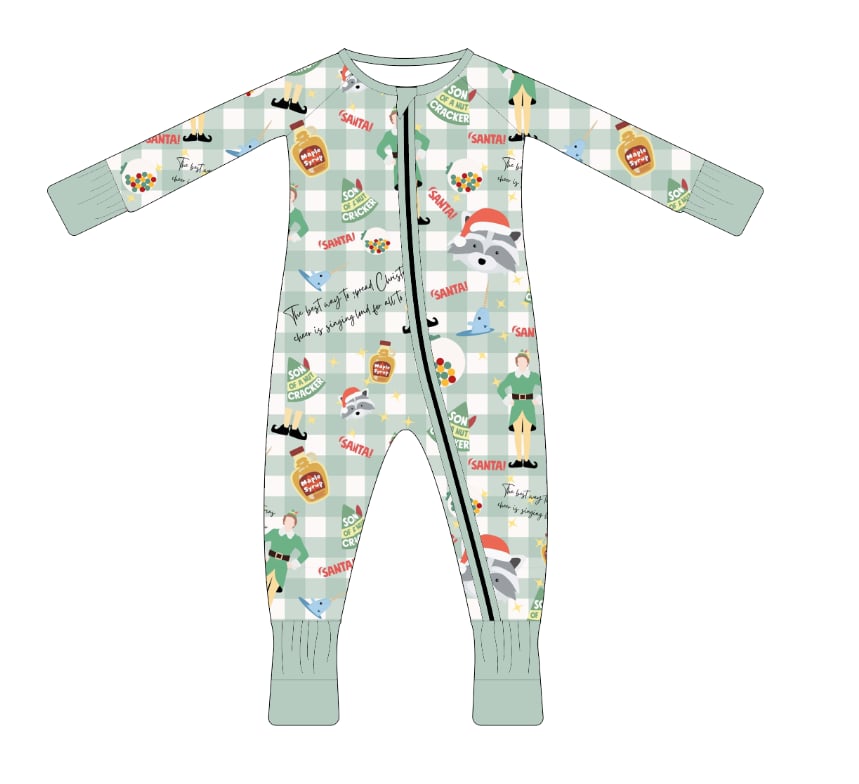 PREORDER - “ELF" Bamboo PJs & Blanket (men, women & kids)