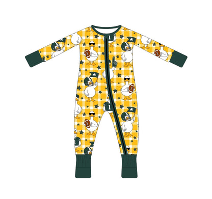 Preorder —  💚💛Game Day Goose🪿 🏈 // Adult + Kids PJs & Sweatshirt