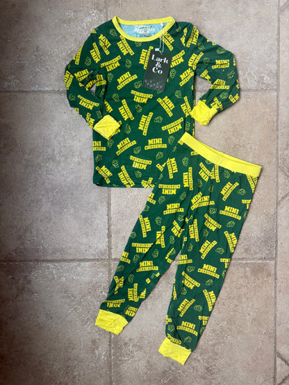 🧀 Mini Cheesehead 🧀 Bamboo PJs [zippy & 2-piece set]
