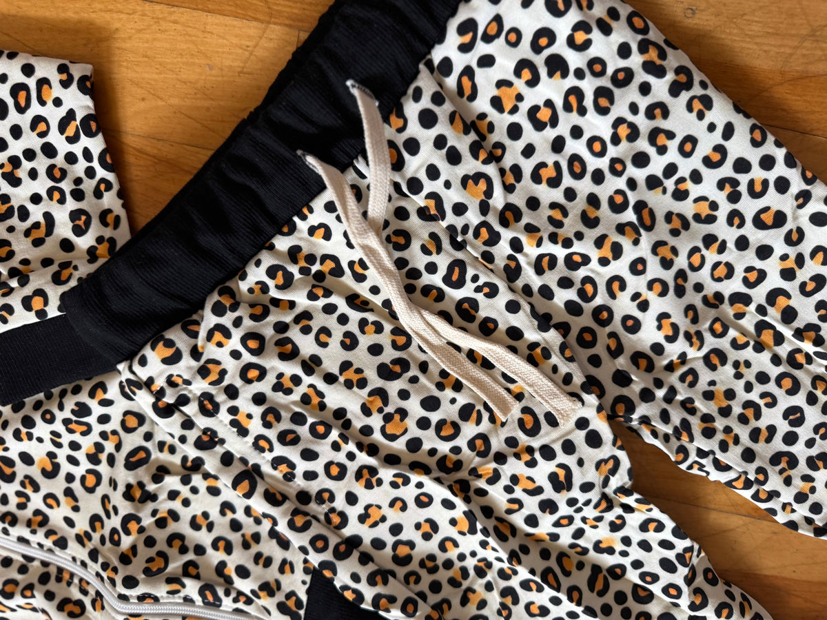 Leopard ~French Terry~ Premium Hoodie & Joggers Set