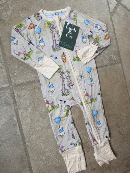 100 Acre Wood Bamboo PJs [zippy & 2-piece set)