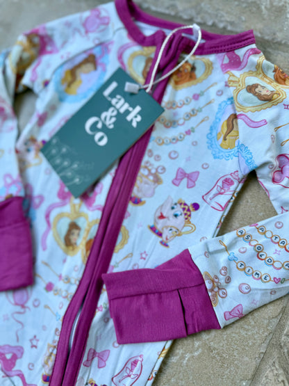 Belle of the Ball Bamboo PJs [zippy & 2-piece set]