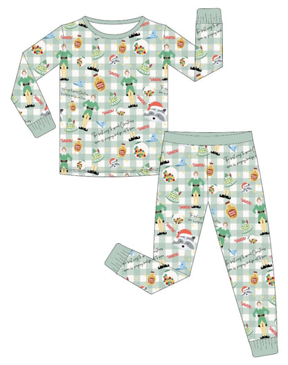 PREORDER - “ELF" Bamboo PJs & Blanket (men, women & kids)