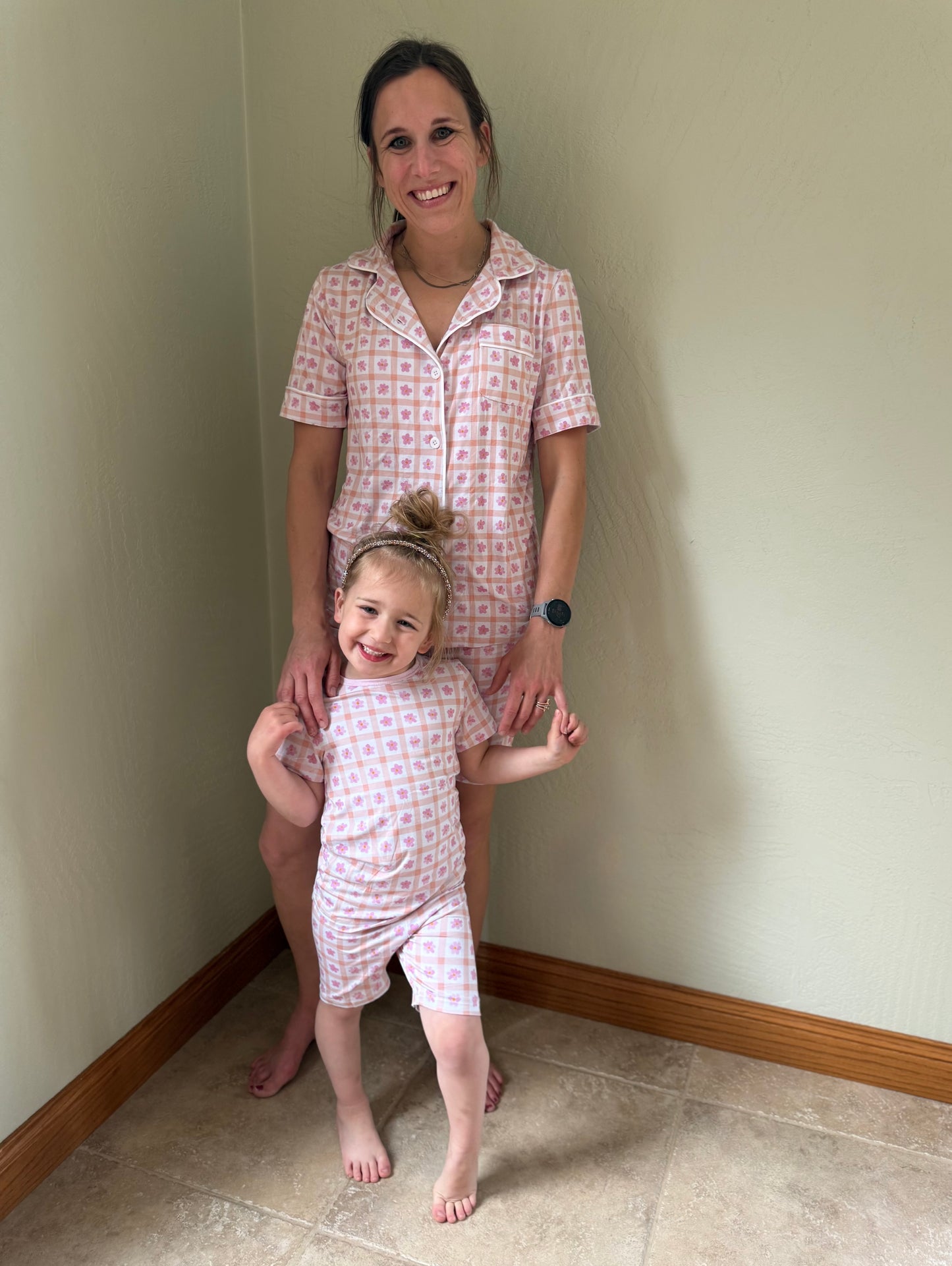 Women’s Daisy Picnic Lux Bamboo PJs Set