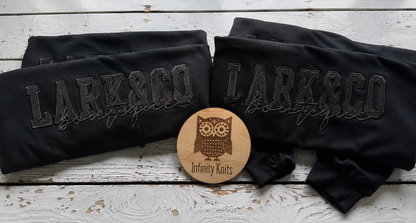 Lark & Co ✨Embroidered Glitter Crewneck [preorder — ready June 24]