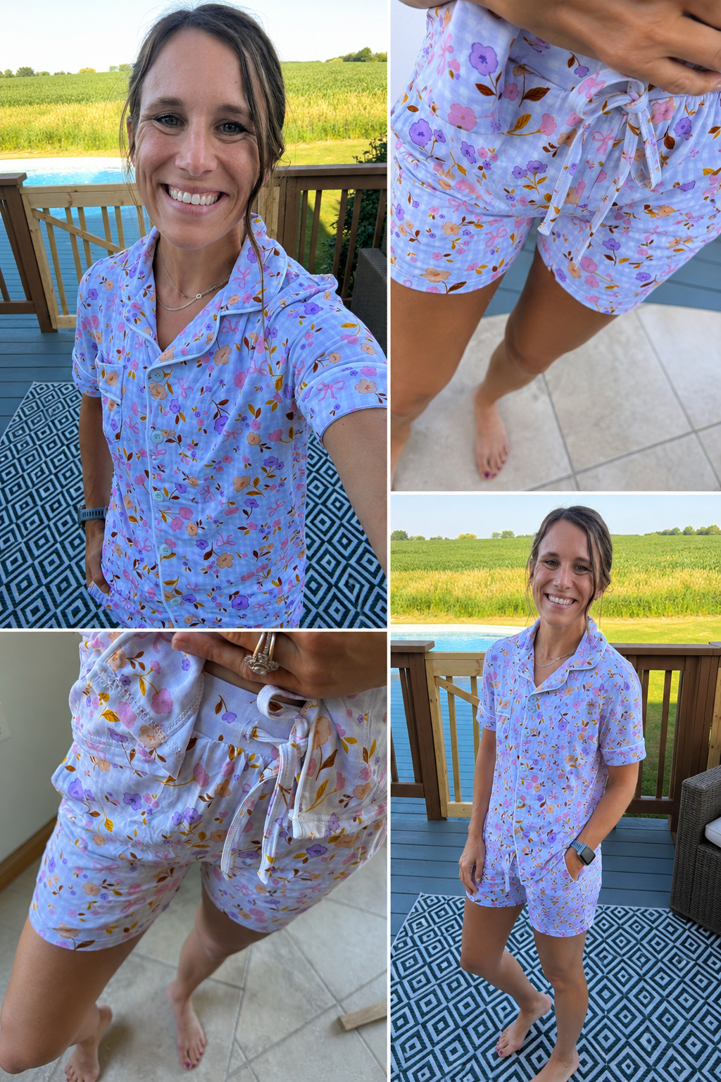 Women’s Farmer’s Market Florals Bamboo Set