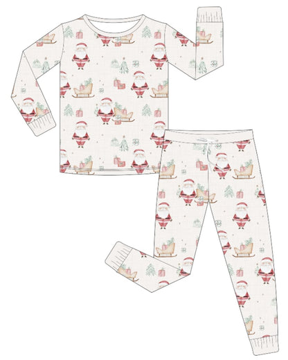 PREORDER - “Father Christmas” Bamboo PJs & Blanket (men, women & kids)