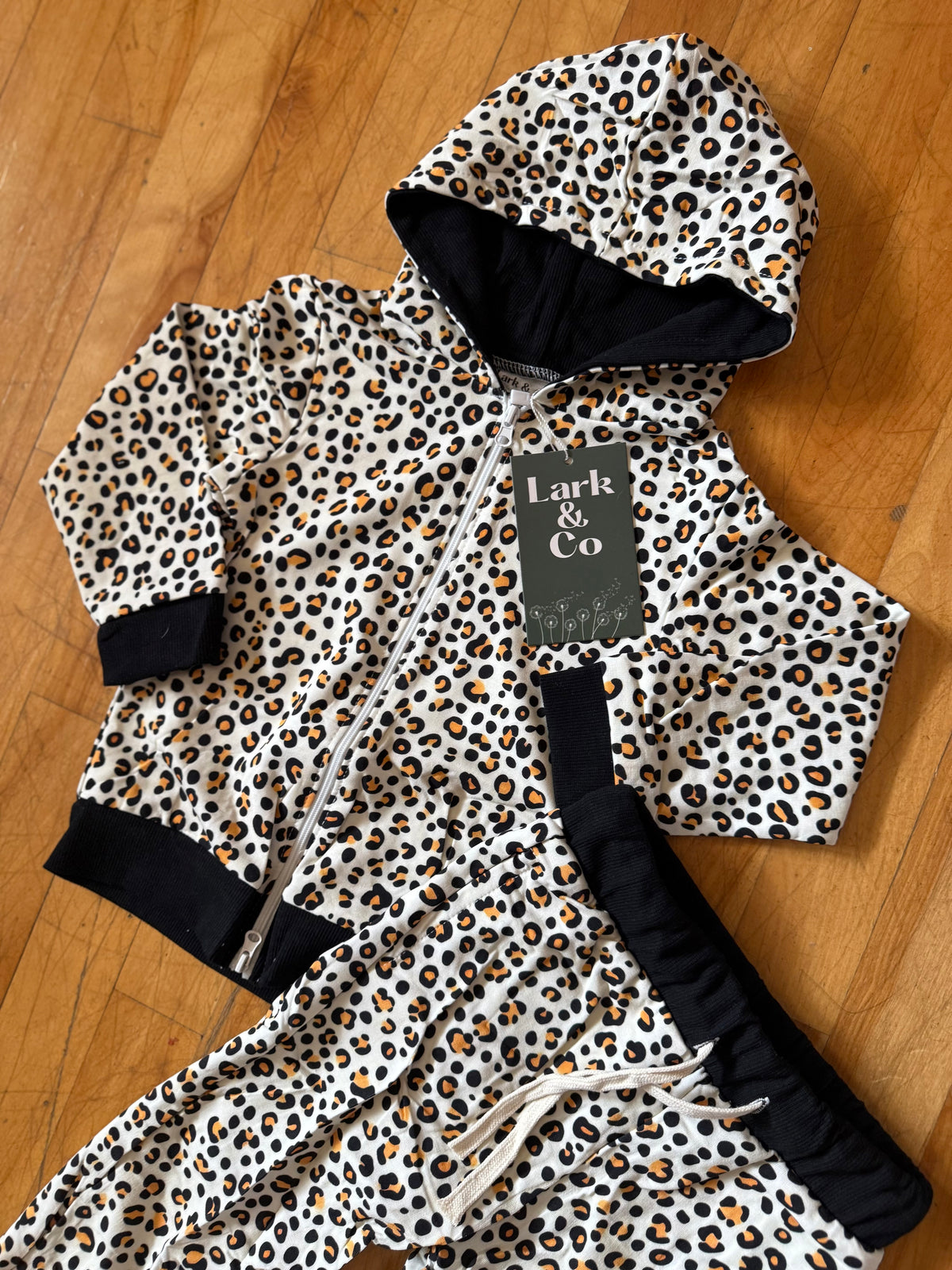 Leopard ~French Terry~ Premium Hoodie & Joggers Set