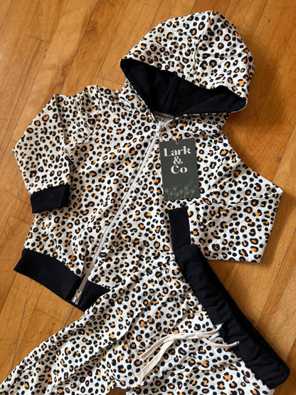 Leopard ~French Terry~ Premium Hoodie & Joggers Set