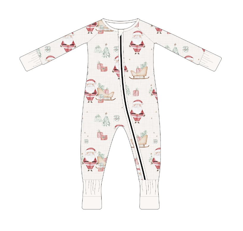 PREORDER - “Father Christmas” Bamboo PJs & Blanket (men, women & kids)