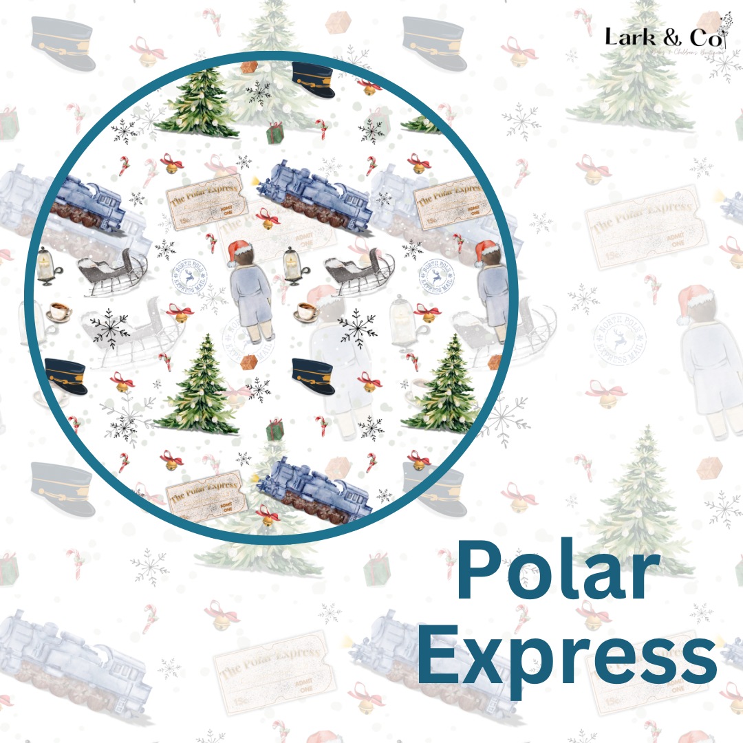 PREORDER - “Polar Express" Bamboo PJs & Blanket (men, women & kids)