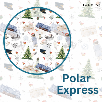 PREORDER - “Polar Express" Bamboo PJs & Blanket (men, women & kids)